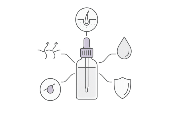 自分専用に最適化されたカスタマイズ育毛剤イメージ