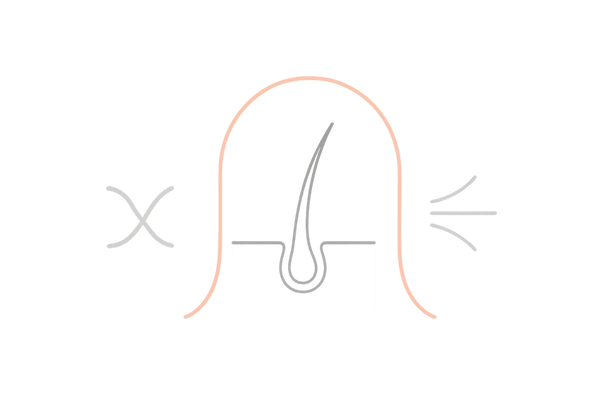産後の抜け毛ケアにおける低刺激・無添加育毛剤イメージ