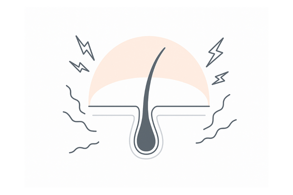 産後・授乳期のデリケートな頭皮を守る低刺激育毛ケアイメージ