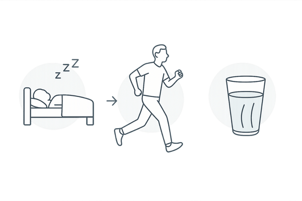 頭痛を和らげる生活習慣改善のイメージ