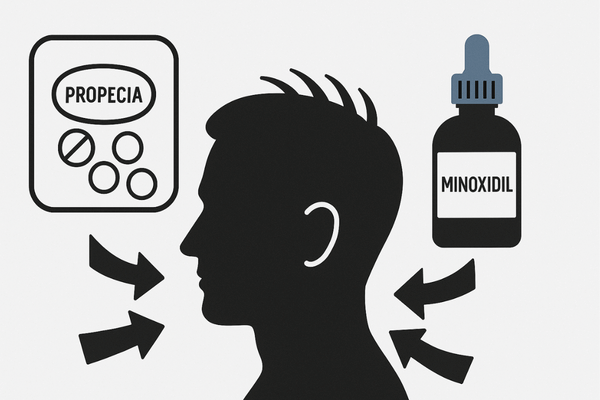 プロペシアとミノキシジル併用の相乗効果