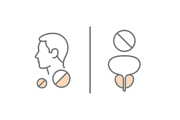 用量と適応の違い|1mg(AGA)と5mg(前立腺肥大)の対比
