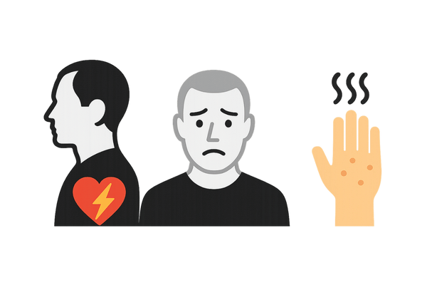 プロペシアとフィナロイドの副作用の違いを示すイメージ