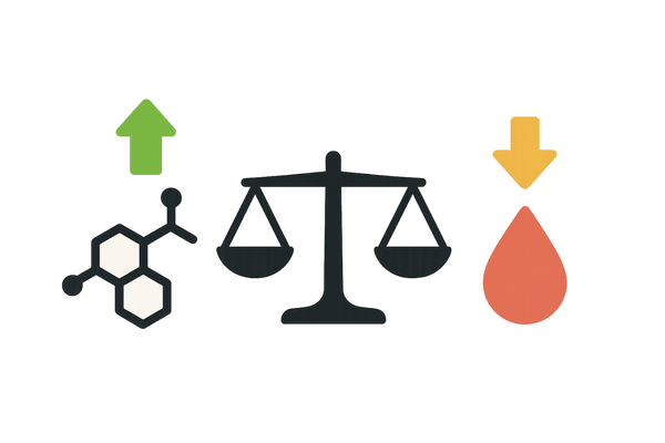 プロペシアがホルモン値や脂質代謝に与える影響イメージ