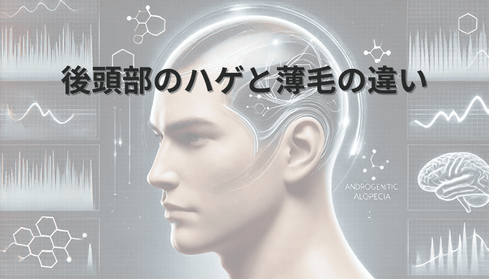 後頭部のハゲと薄毛の違い|症状と治療選択
