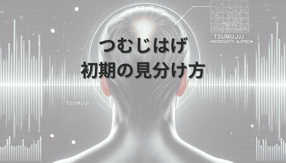 つむじはげ初期の見分け方｜進行を防ぐための対処法