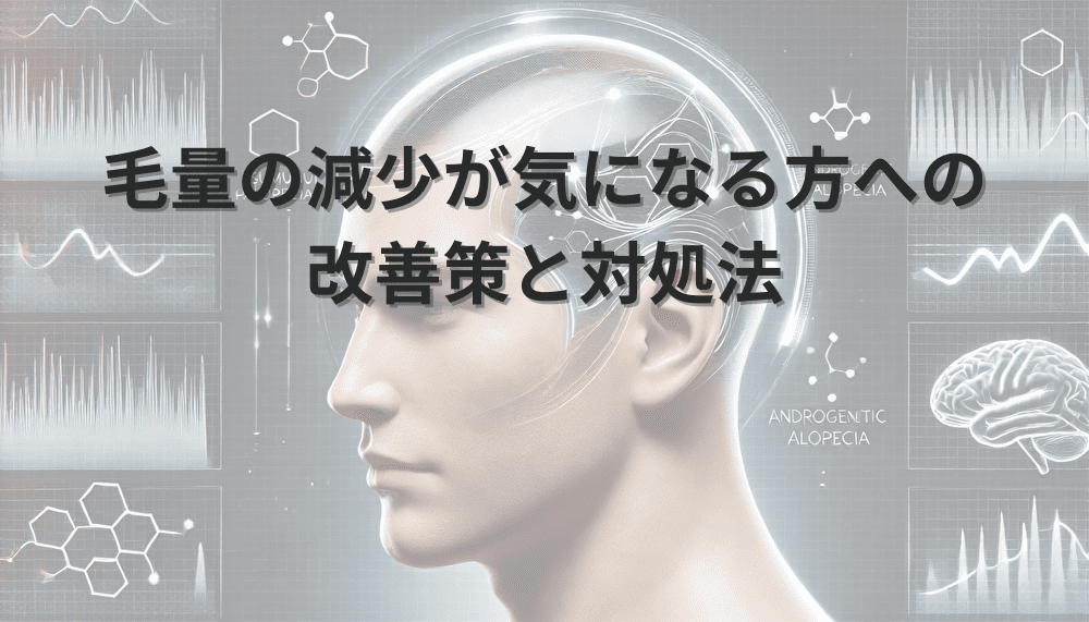 毛量の減少が気になる方への改善策と対処法