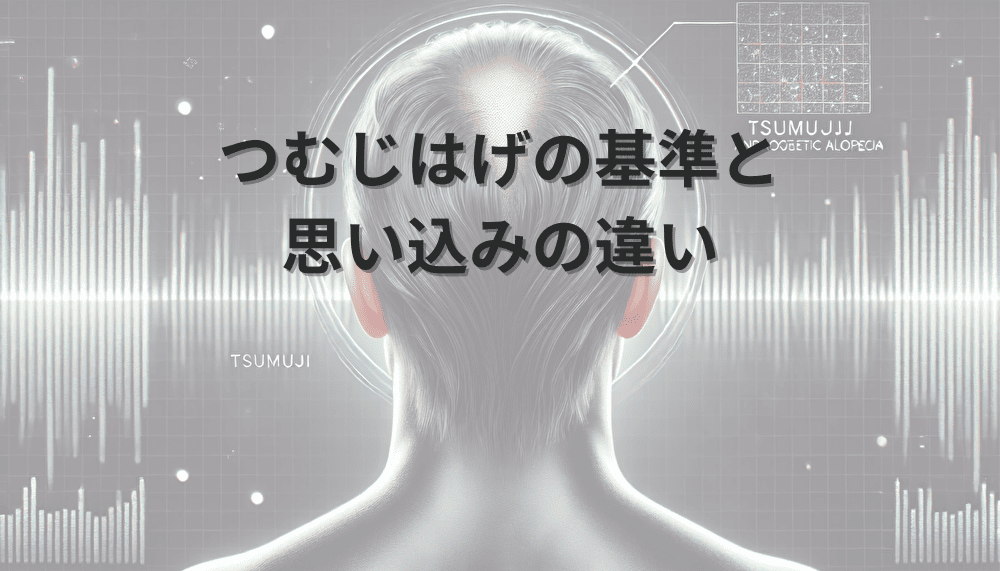 つむじはげの基準と思い込みの違い