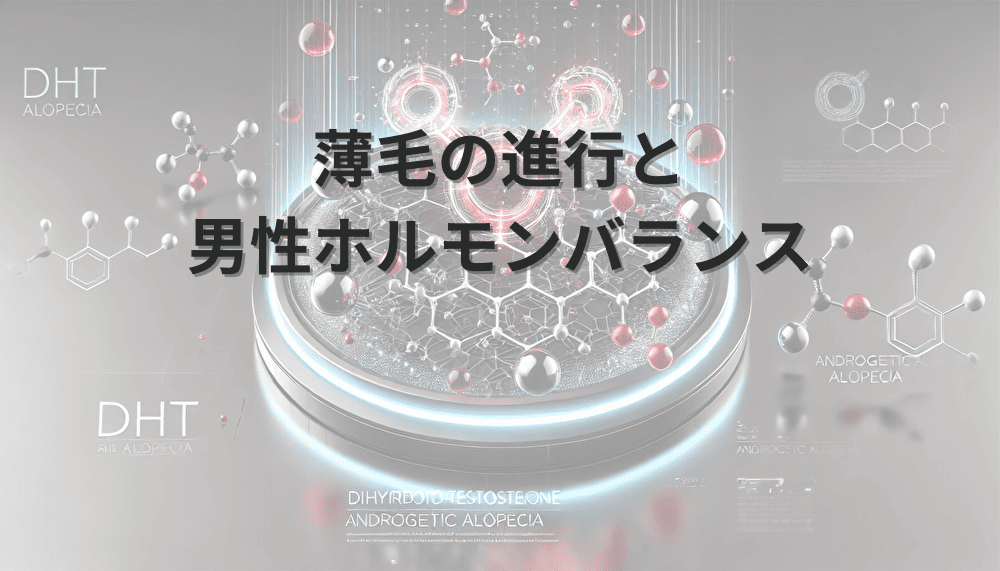 薄毛の進行と男性ホルモンバランスの関係性について