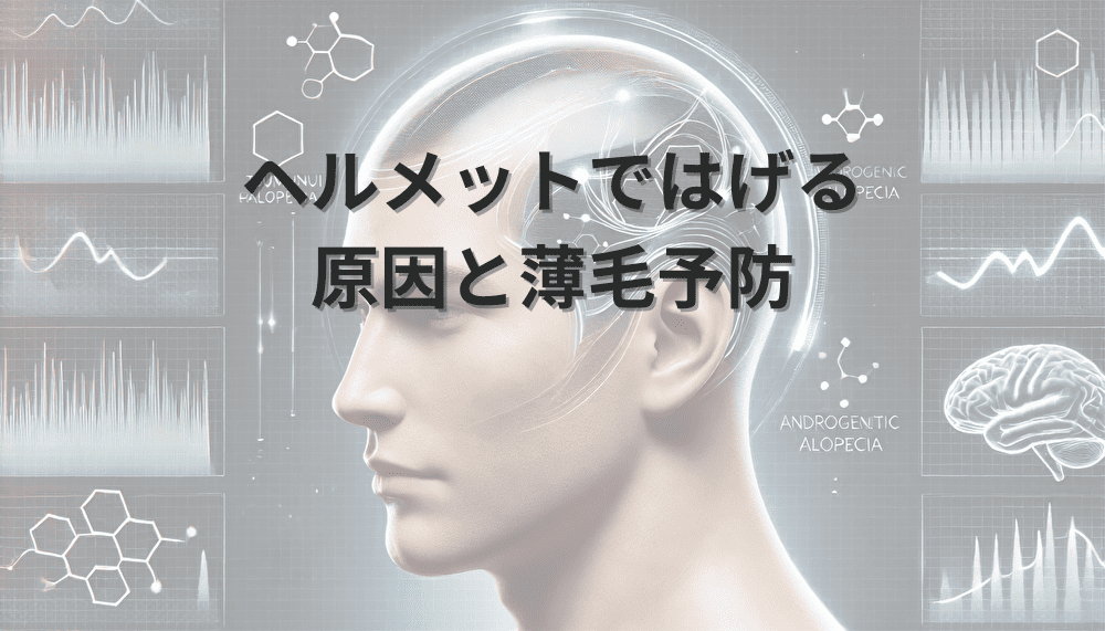 ヘルメットではげる原因と薄毛予防のための対策方法