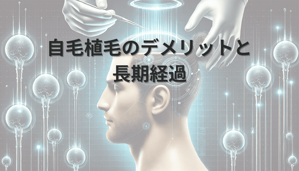 自毛植毛のデメリットと長期経過｜10年後の変化