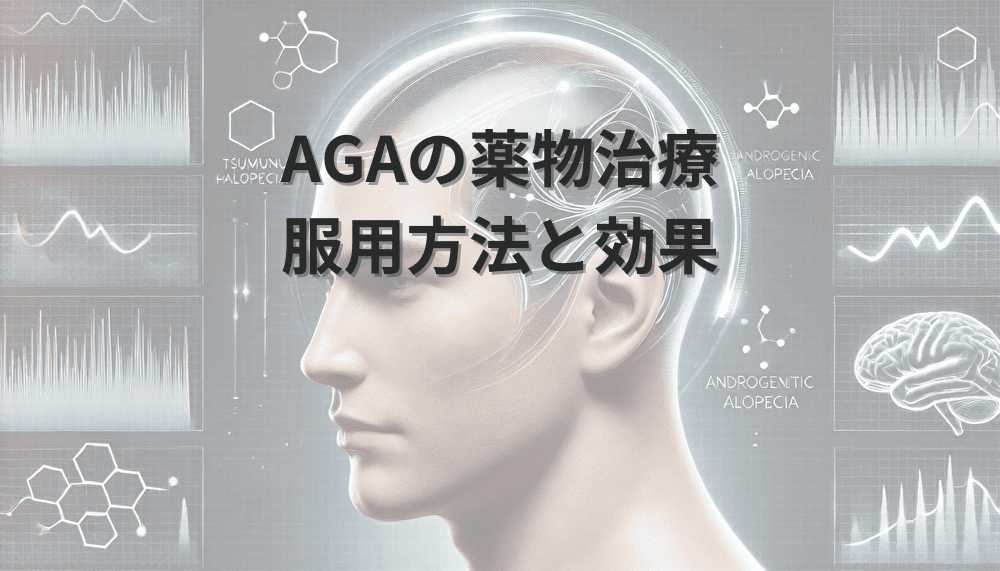 AGAの薬物治療における服用方法と期待できる効果