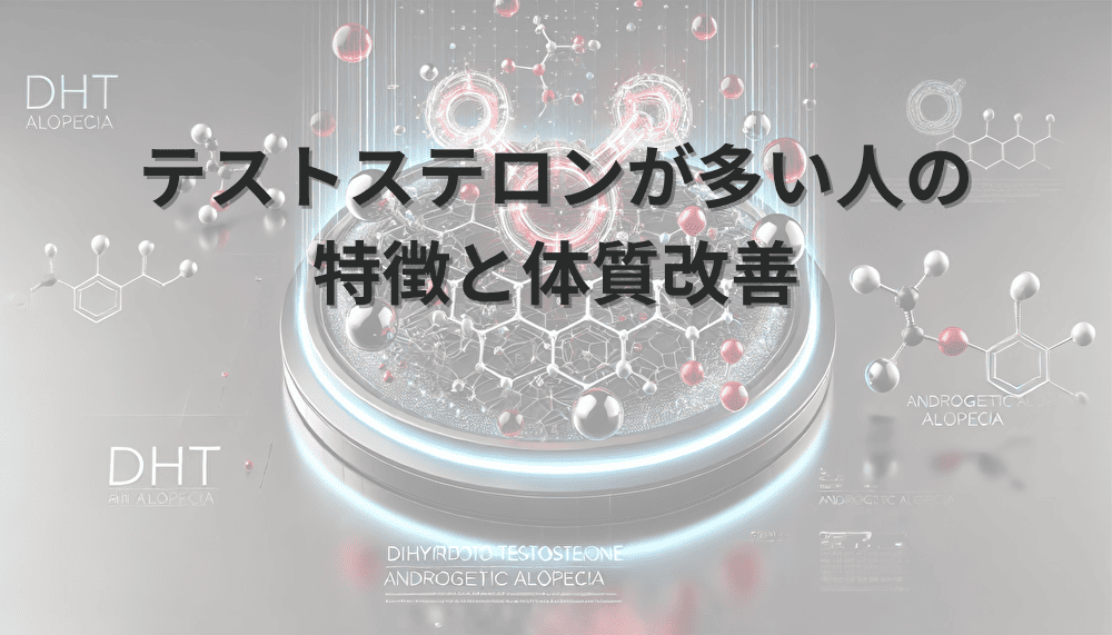 テストステロンが多い人の特徴と体質改善