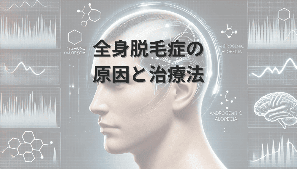 全身脱毛症の原因と治療法｜回復までの過程