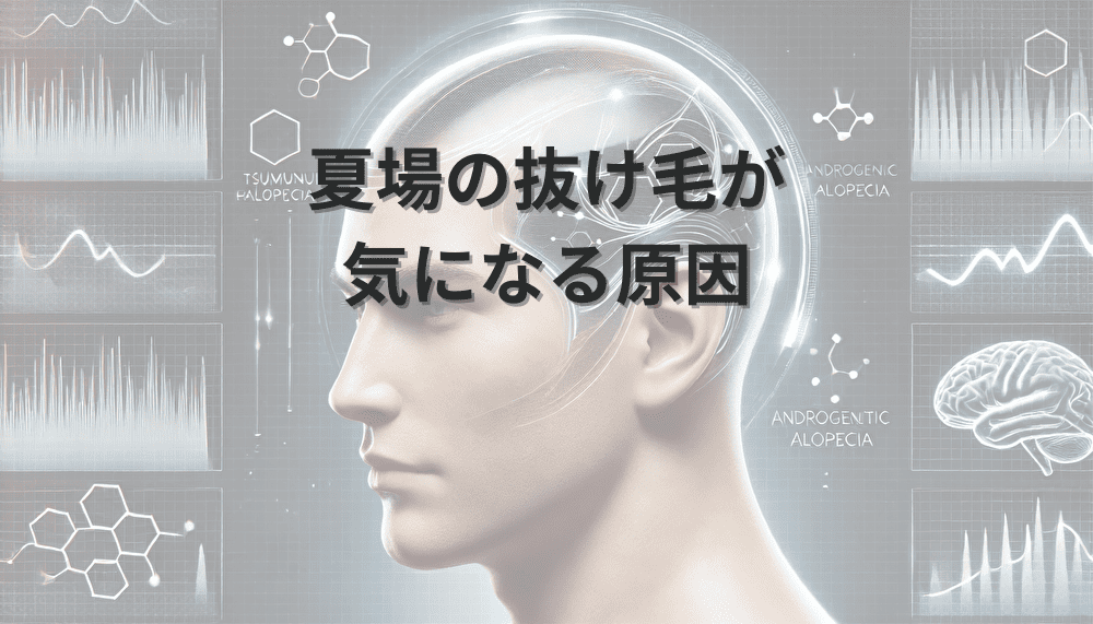 夏場の抜け毛が気になる原因と季節別の対策方法