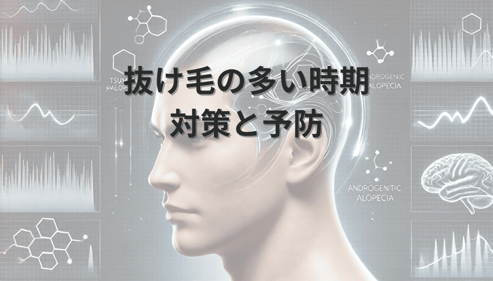 抜け毛の多い時期が気になる方への対策と予防