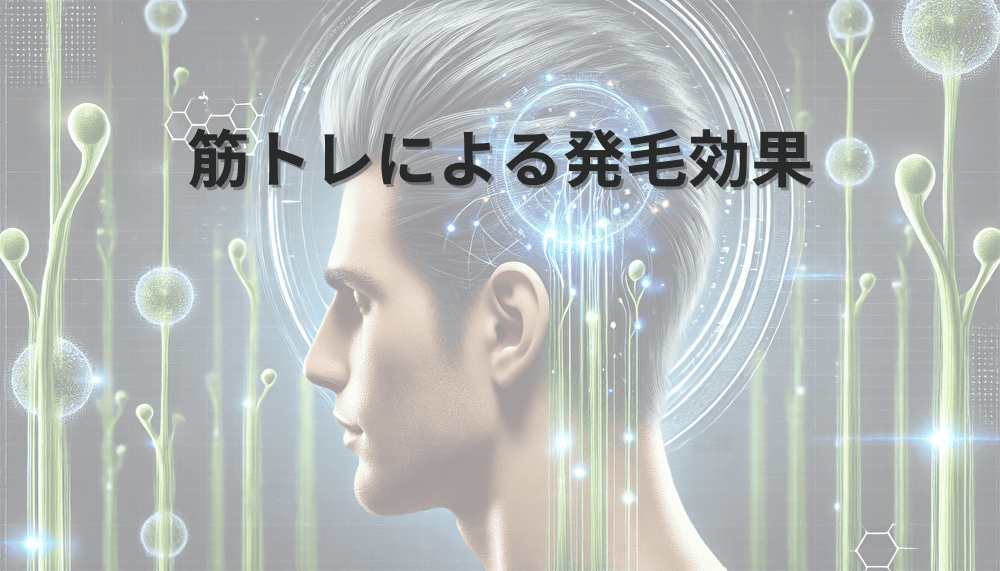 筋トレによる発毛効果|髪の変化とその理由