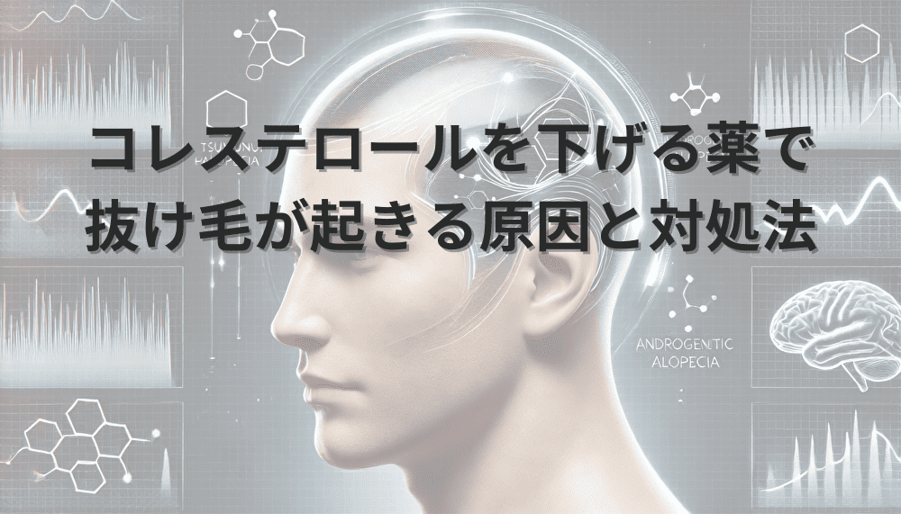 コレステロールを下げる薬で抜け毛が起きる原因と対処法