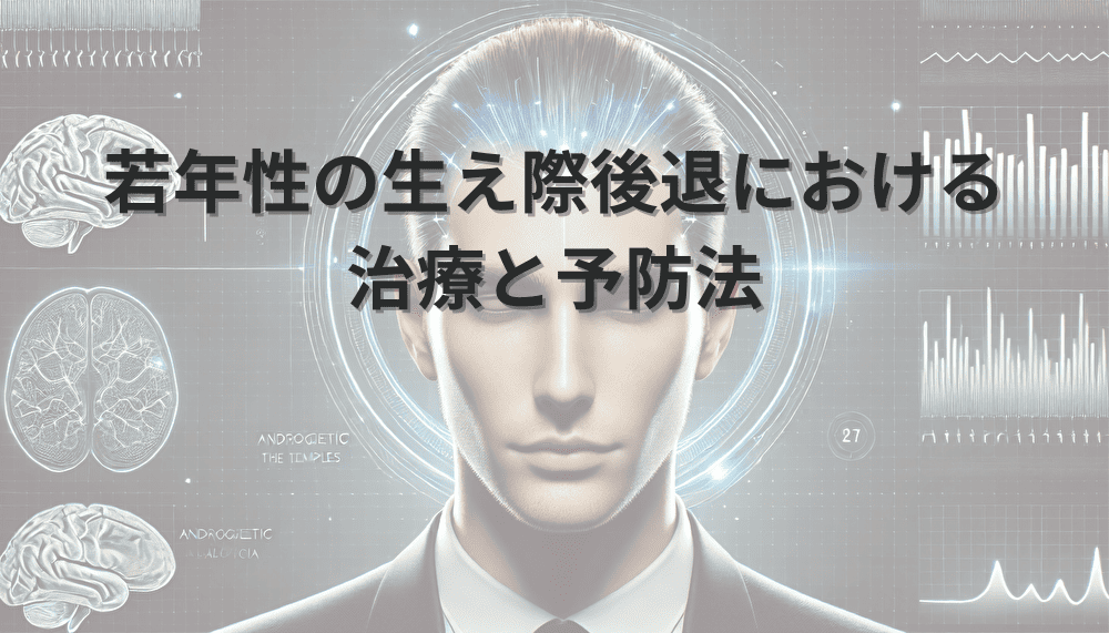 若年性の生え際後退における治療と予防法