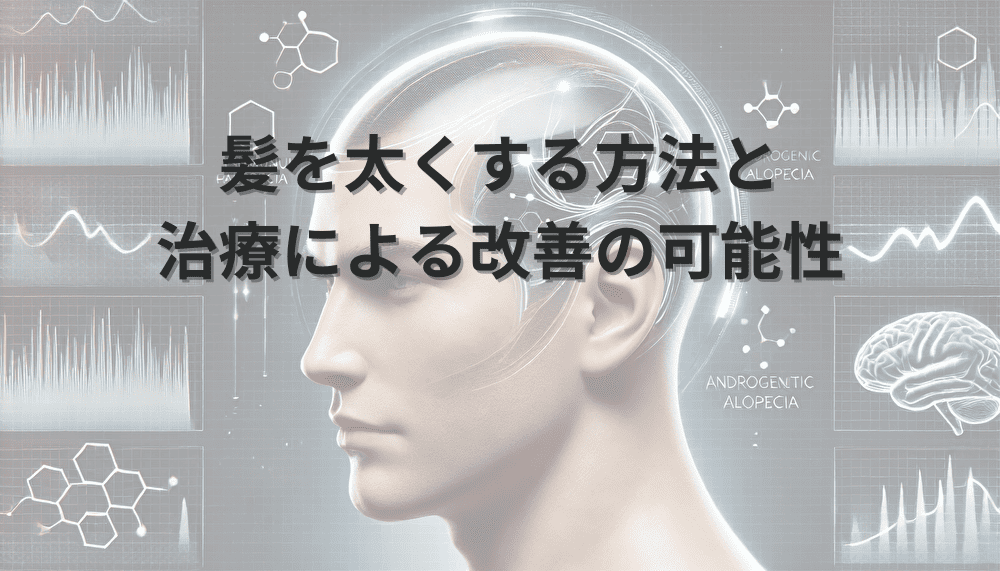 髪を太くする方法と治療による改善の可能性