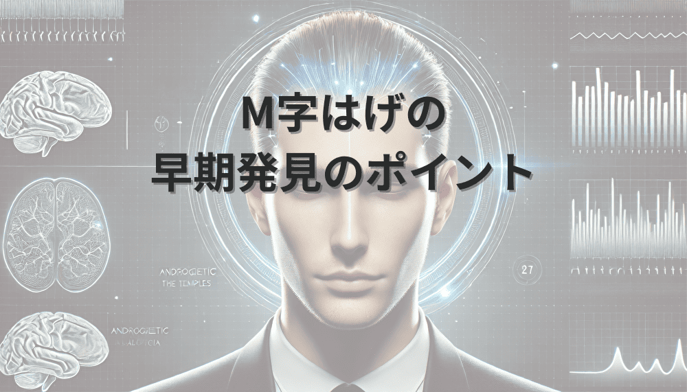 M字はげの早期発見のポイント｜今すぐできる対処法