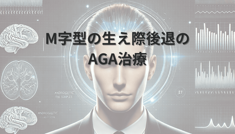 M字型の生え際後退に対するAGA治療と改善方法の実践