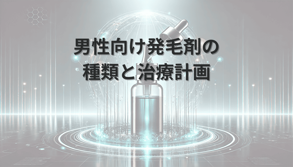 男性向け発毛剤の種類と治療計画の立て方