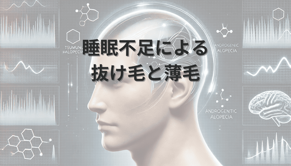 睡眠不足による抜け毛と薄毛｜原因から予防対策まで