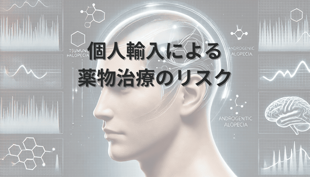 個人輸入による薬物治療のリスクとAGA治療の正しい選択