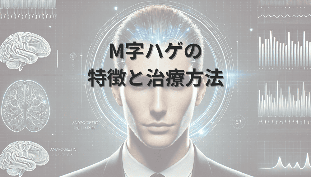 M字ハゲの特徴と治療方法｜前頭部の薄毛対策