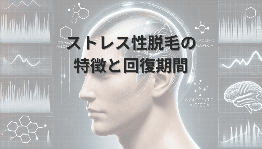ストレス性脱毛の特徴と回復期間について