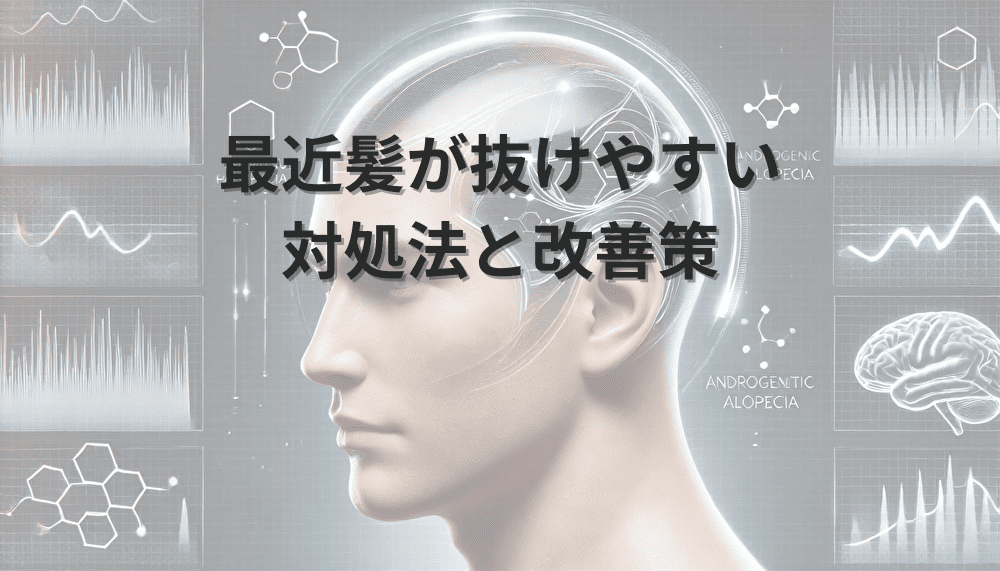 最近髪が抜けやすい方への対処法と改善策