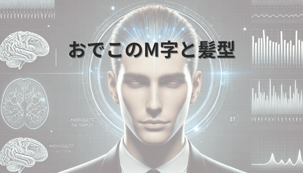 おでこのM字と髪型の関係性について
