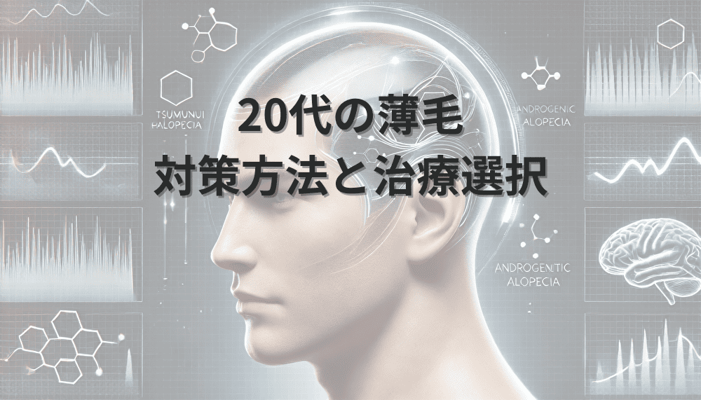 20代の薄毛に効果的な対策方法と治療選択