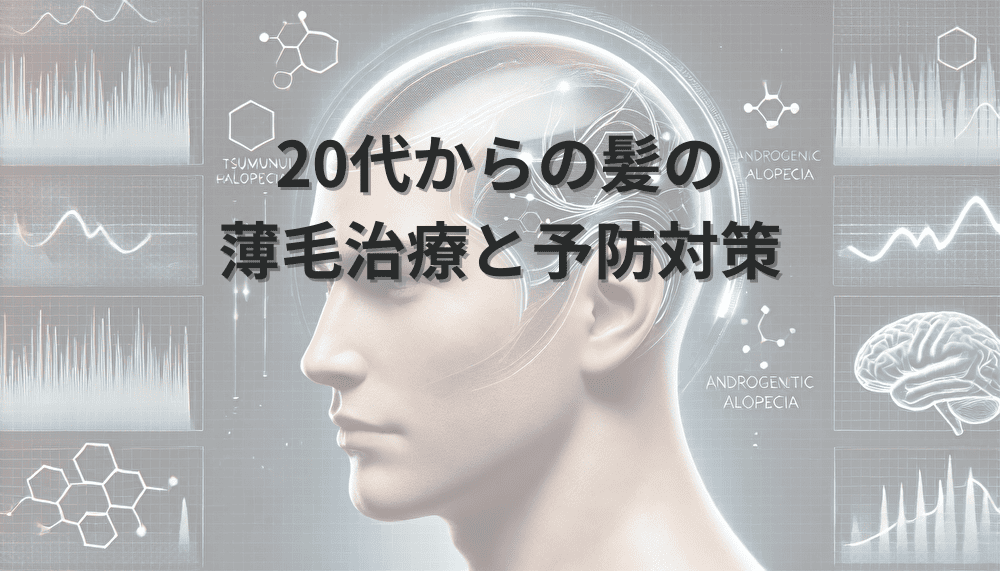 20代からの髪の薄毛治療と予防対策|早期発見のポイント
