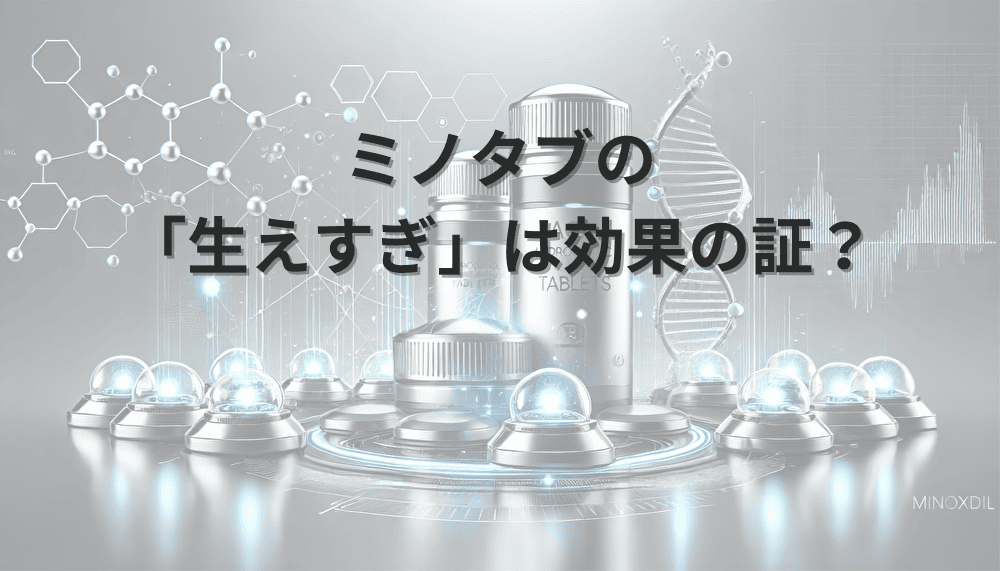 ミノタブの「生えすぎ」は効果の証？適切な使用法と副作用対策