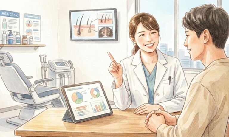 初めてでも安心！AGAクリニックのカウンセリングの流れ・準備・診察内容を徹底解説