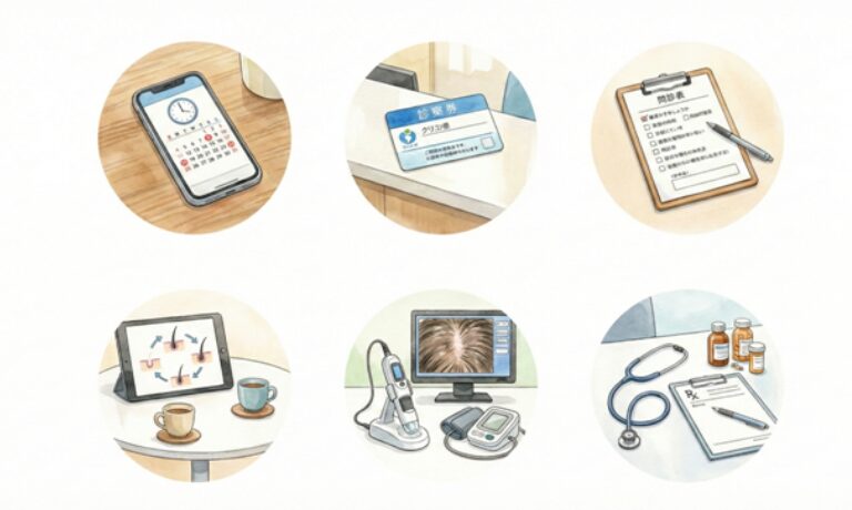 まずは全体像を把握！AGAクリニックのカウンセリングの流れ