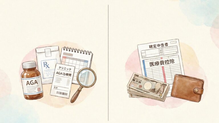 AGA治療は医療費控除の対象になる？結論と注意点