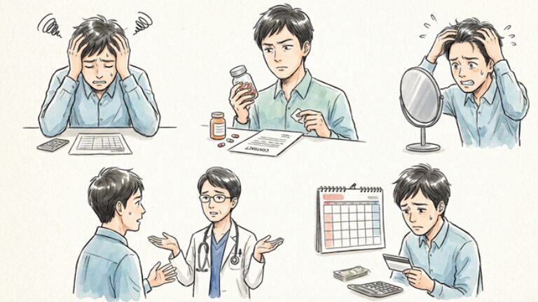 なぜ「AGA治療で後悔」する人が後を絶たないのか?5つの典型パターン