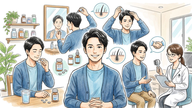 AGA治療の種類と治療法
