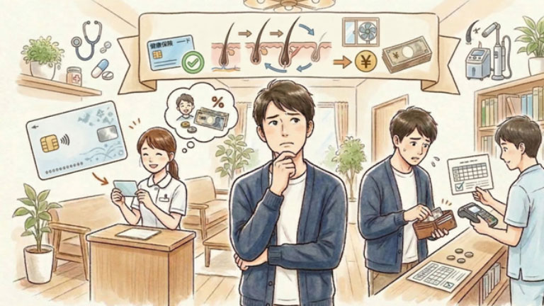 AGA治療は保険適用される？基本は自由診療