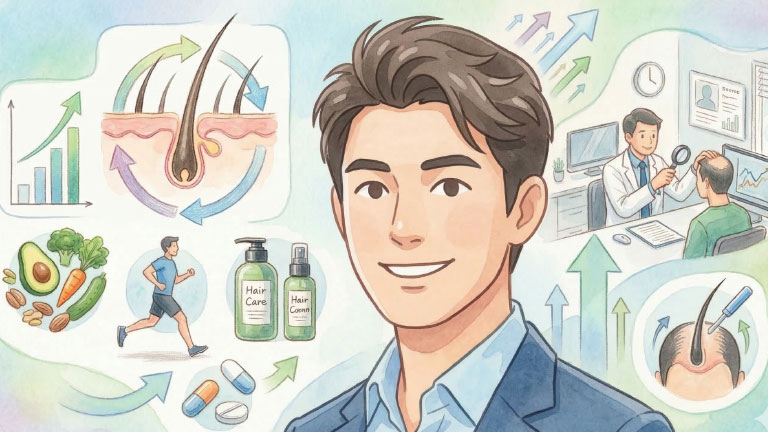 AGA対策は何をすればいい？自宅ケアから治療まで効果的な方法を解説