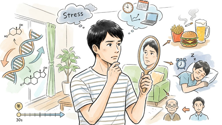 AGAの原因とリスク要因